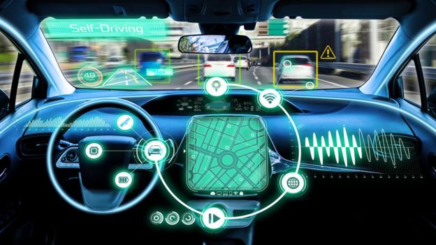 Driverless cars will be able to "talk" to each other and traffic management systems